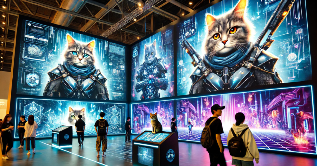 stellar blade cat photo exhibition