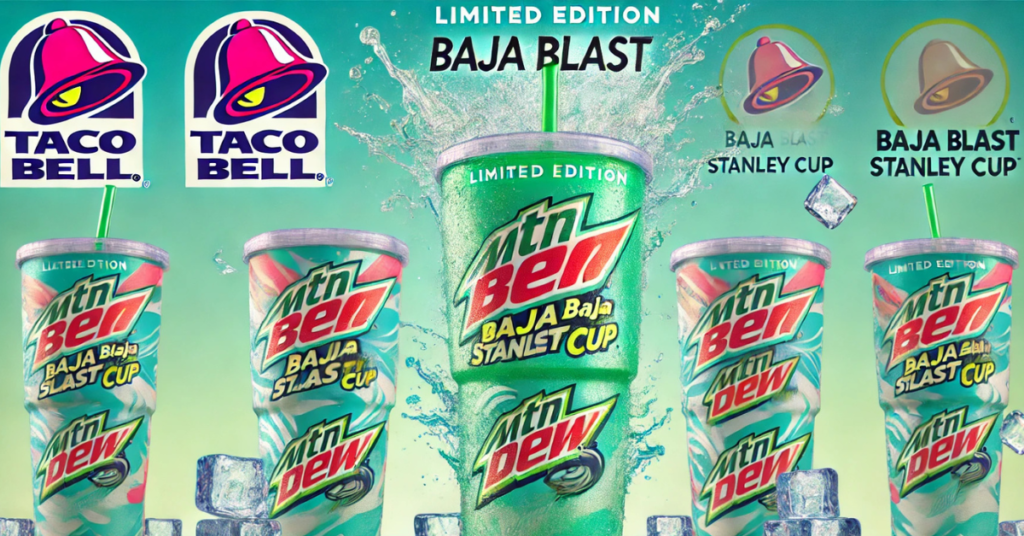 taco bell baja blast stanley cups